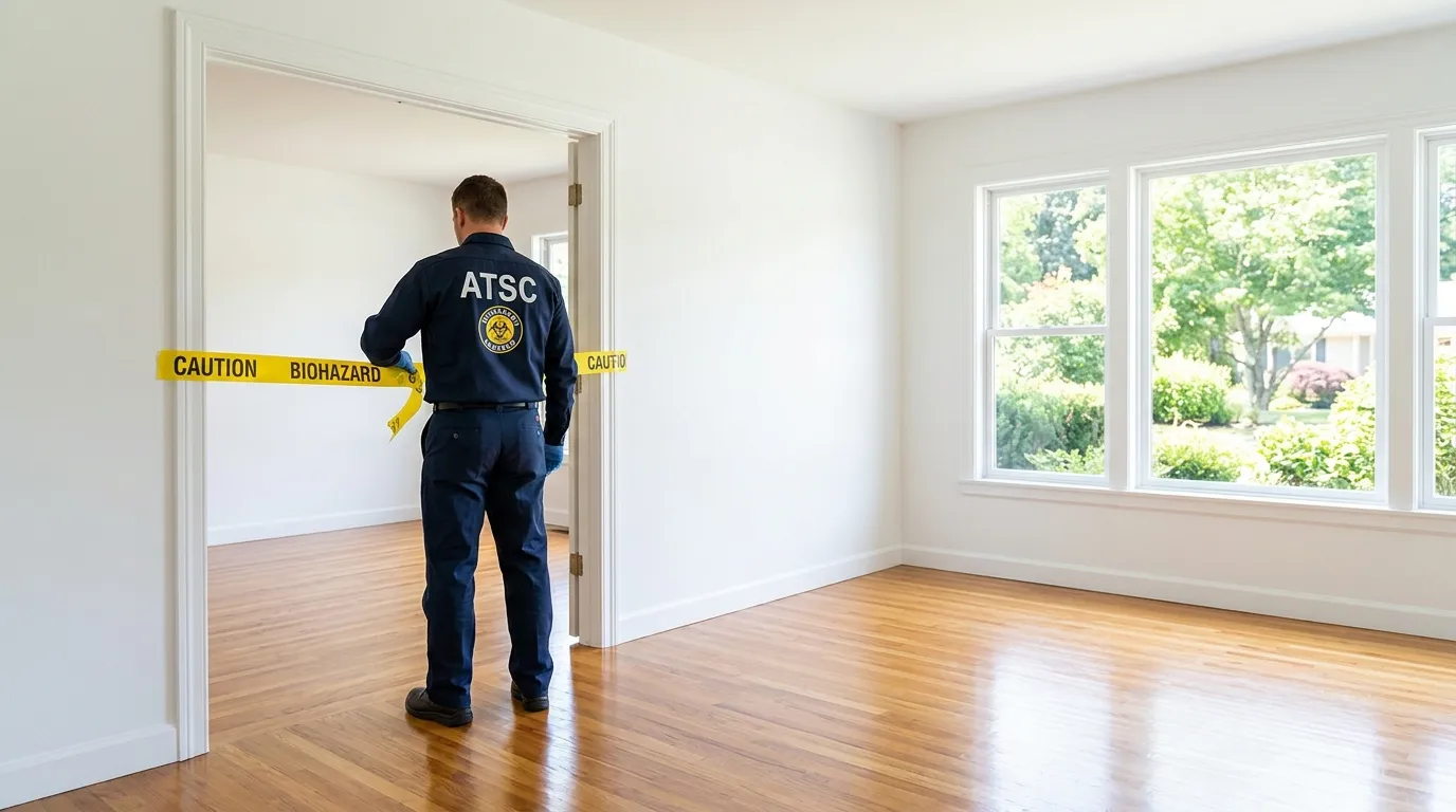 Certified biohazard cleanup crew performing Crime Scene Cleanup in Cottonwood