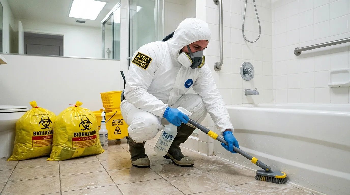 Decontamination equipment deployed for Blood Cleanup in Cottonwood